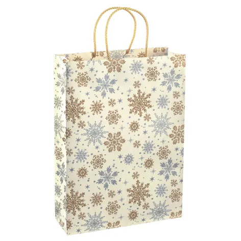 Xmas Paper Carrier Bag with String Handle